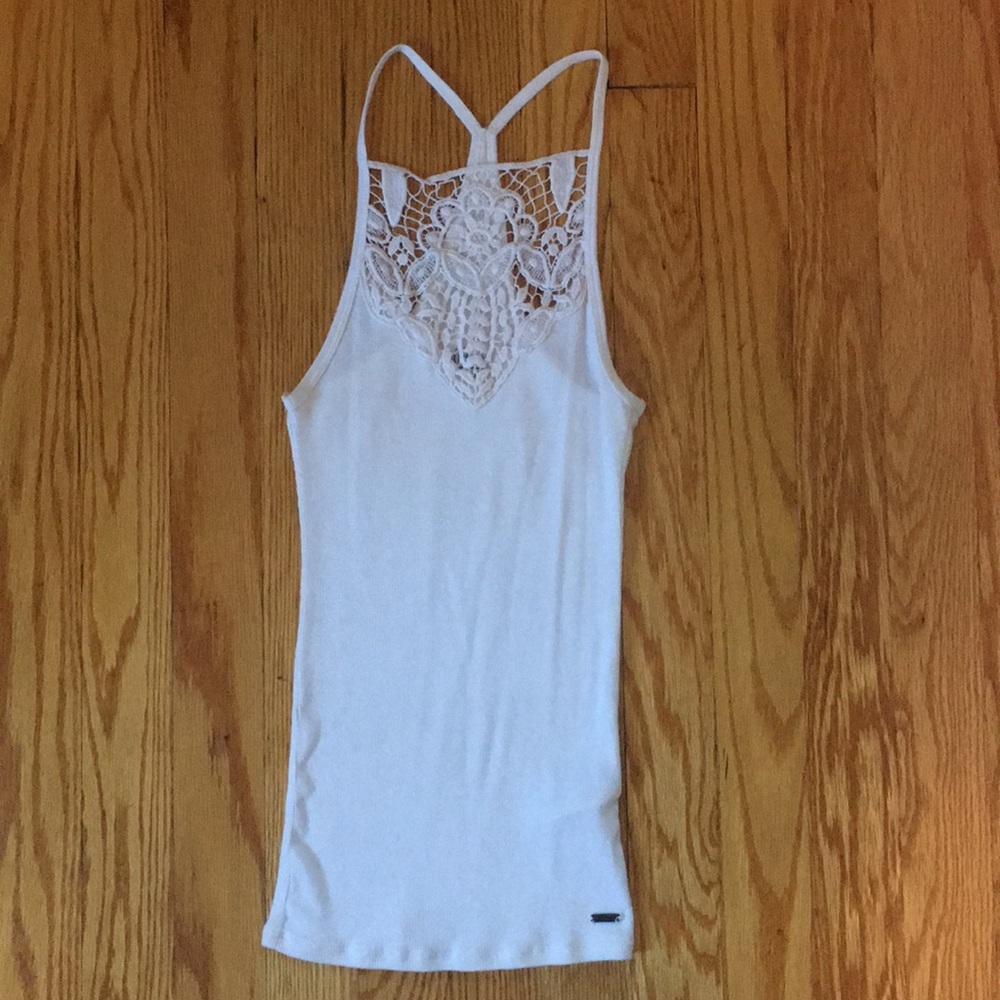 Hollister lace tank top